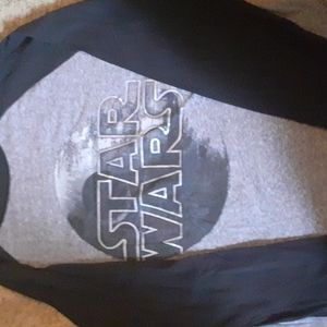 Boys Long sleeve shirt size large.  10/12 Star wars.
